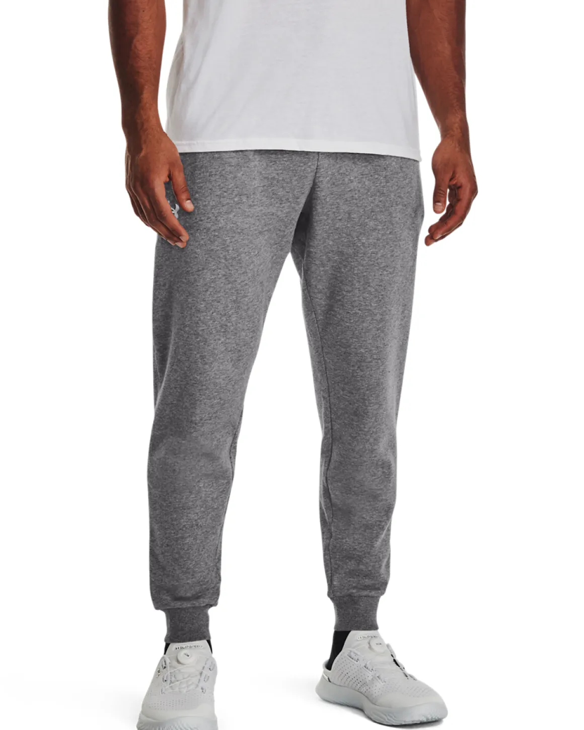 UA Rival Fleece Logo Hoodie Black/Grey 2-PACK