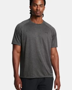 UA Tech 2.0 SS Tee Carbon Heather