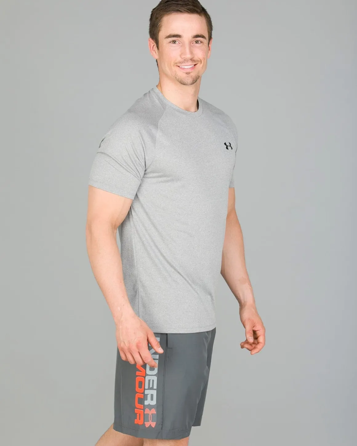 UA Tech 2.0 SS Tee Steel