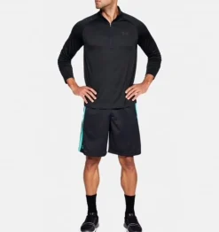 UA Tech 2.0 1/2 Zip Black