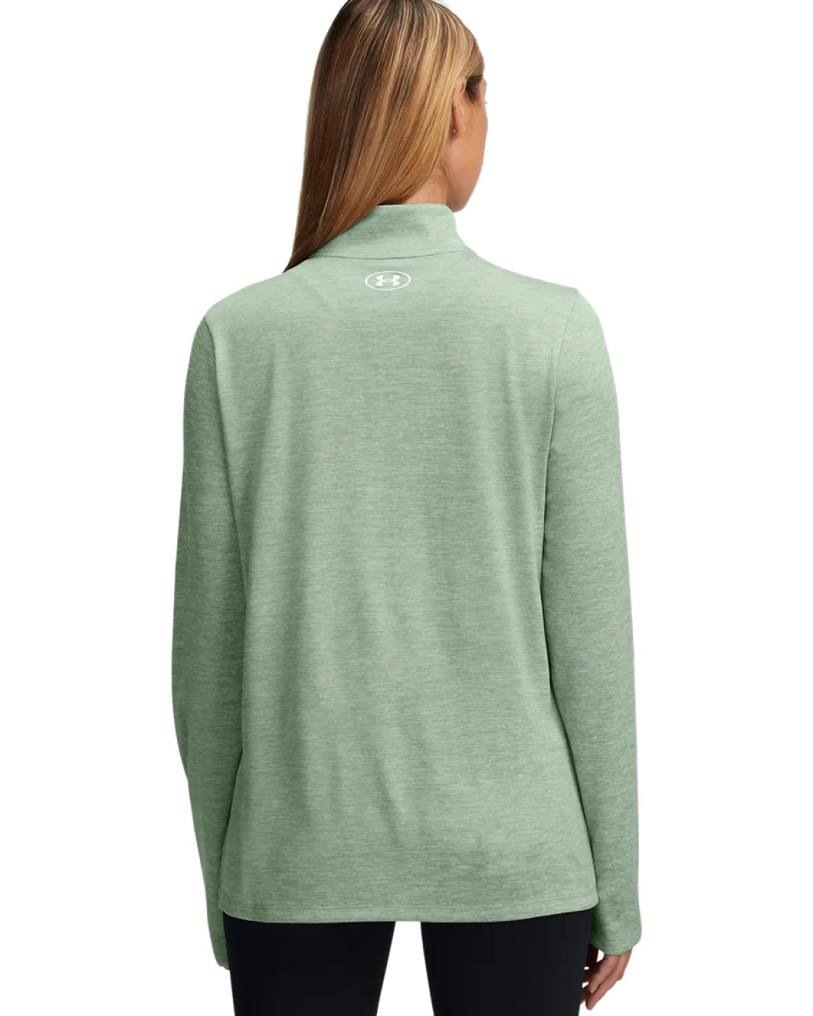 UA Tech 1/2 Zip Twist Silica Green