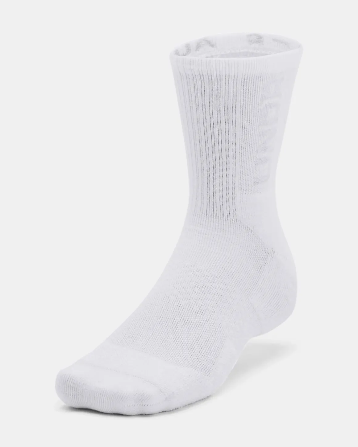UA UA 3-Maker 3pk Mid-Crew White