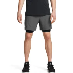 UA Vanish Woven 2in1 Shorts Castlerock