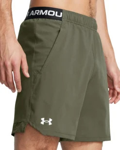 UA Vanish Woven 6″ Shorts Marine OD Green