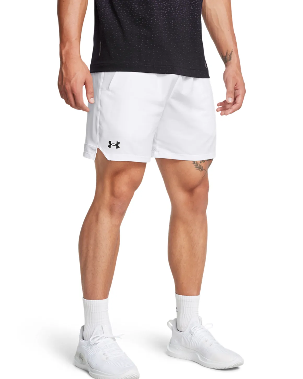 UA Vanish Woven 6″ Shorts White