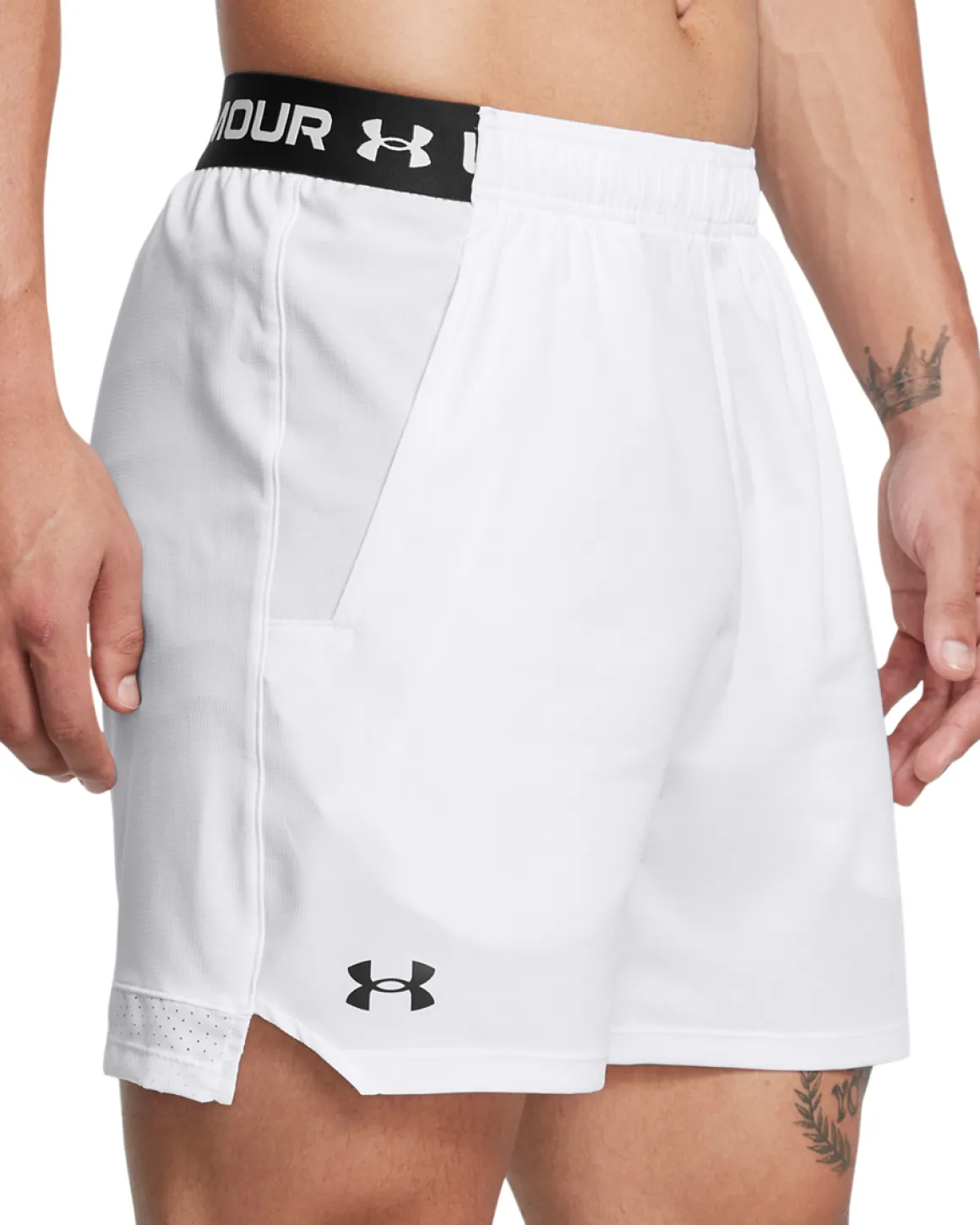 UA Vanish Woven 6″ Shorts White