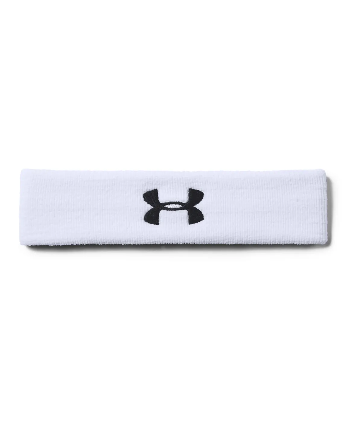 UA Wristbands + Headband Black/White SET