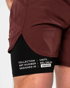 Unity Shorts Burgundy