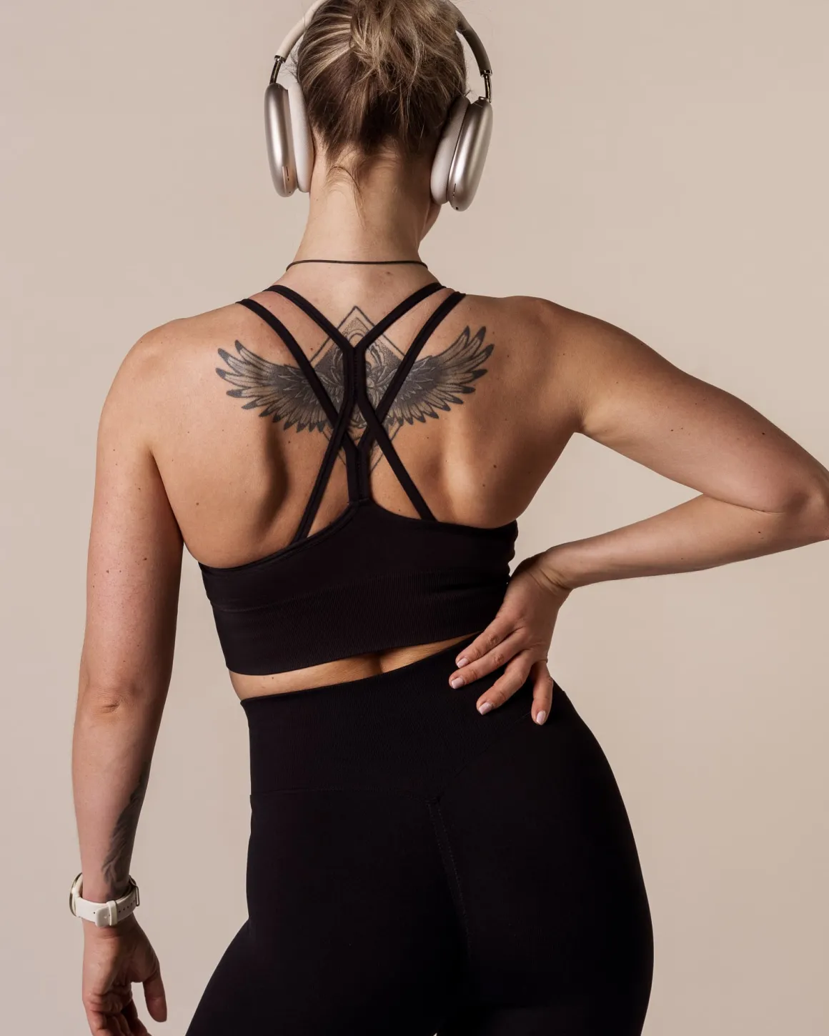 Vamp Seamless Bra Black
