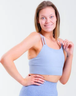 Vamp Seamless Bra Blue Soft Marl