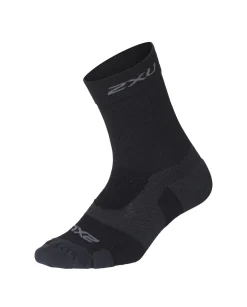 Vectr Light Cushion Crew Socks Black/Titanium