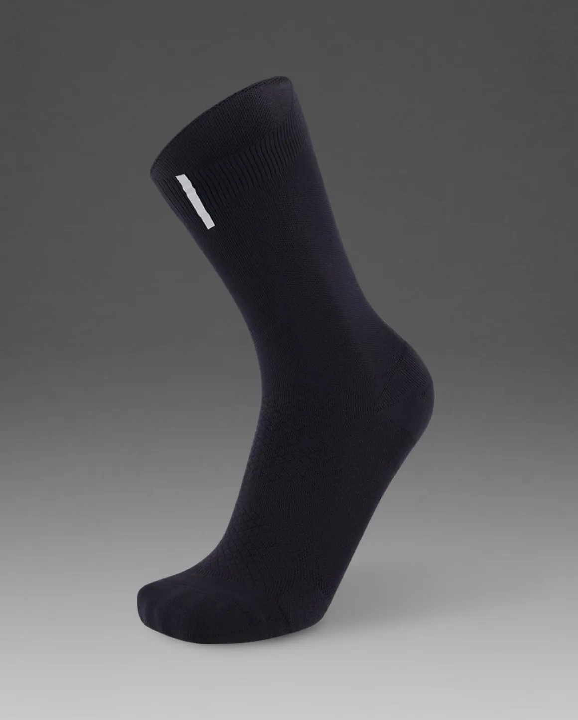 Vectr Reflective Crew Socks Black/Silver Reflective
