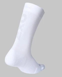 Vectr Reflective Crew Socks White/Silver Reflective