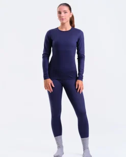 Versatile Syntethic Baselayer Tights Blue Navy