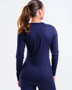 Versatile Synthetic Baselayer LS Blue Navy