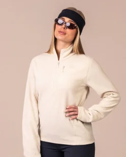 Versatile 1/2 Zip Polar Fleece Beige Oat