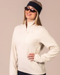 Versatile 1/2 Zip Polar Fleece Beige Oat