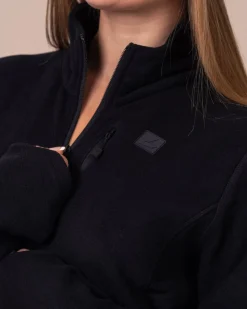 Versatile 1/2 Zip Polar Fleece Black