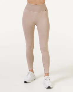 Wave Seamless Tights Beige Sandwash
