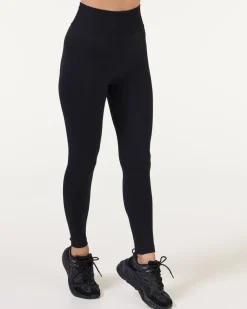 Wave Seamless Tights Black