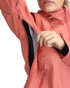 W Pine Shell Jacket Faded Rose