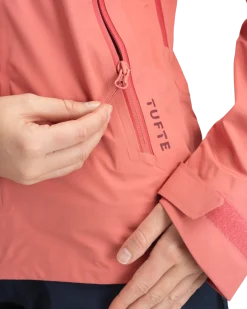 W Pine Shell Jacket Faded Rose