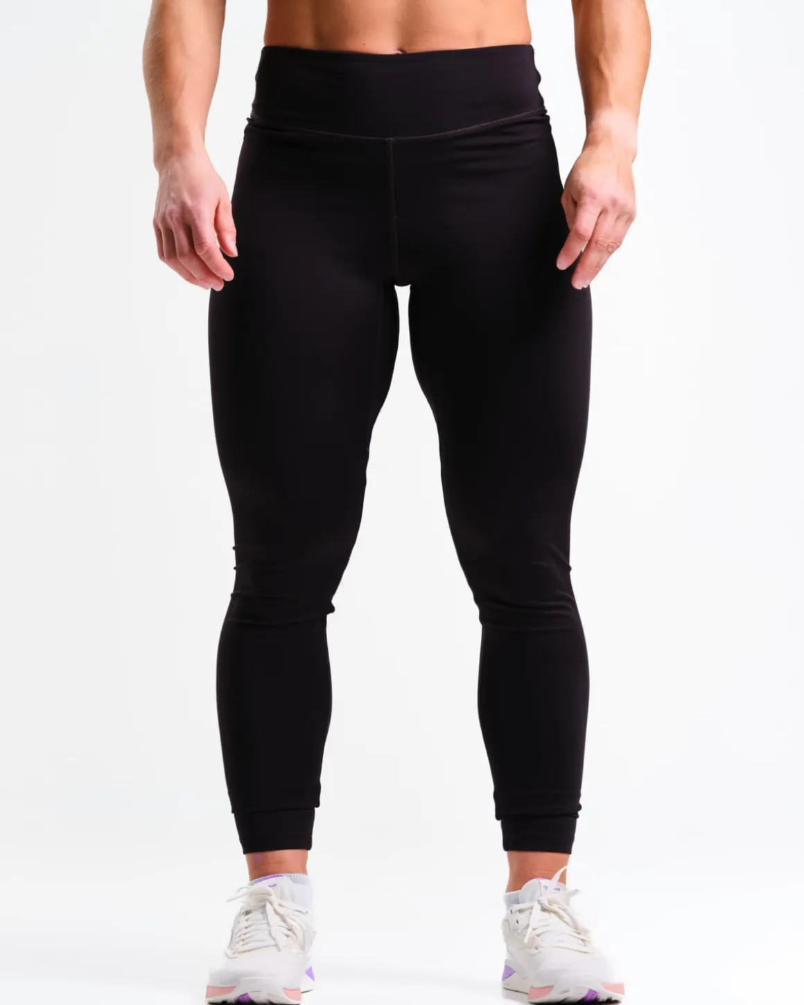 X-Back Sports Bra W + Mid Rise Tights W Black SET