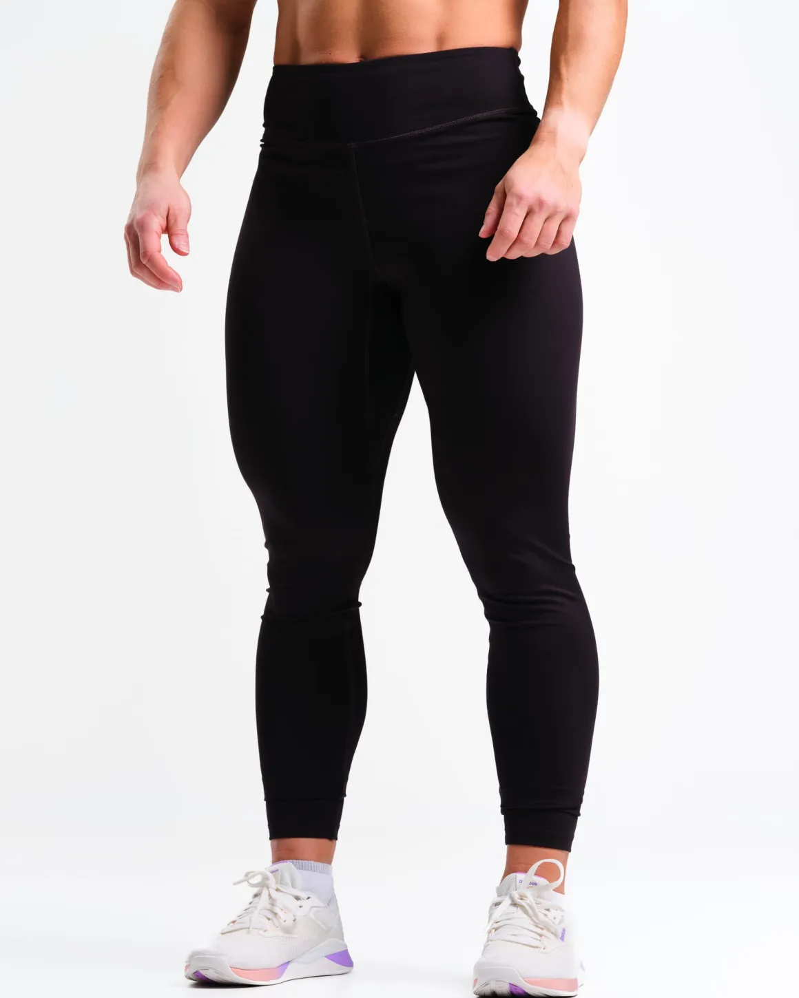 X-Back Sports Bra W + Mid Rise Tights W Black SET
