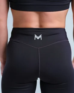 X-Back Sports Bra W + Mid Rise Tights W Black SET