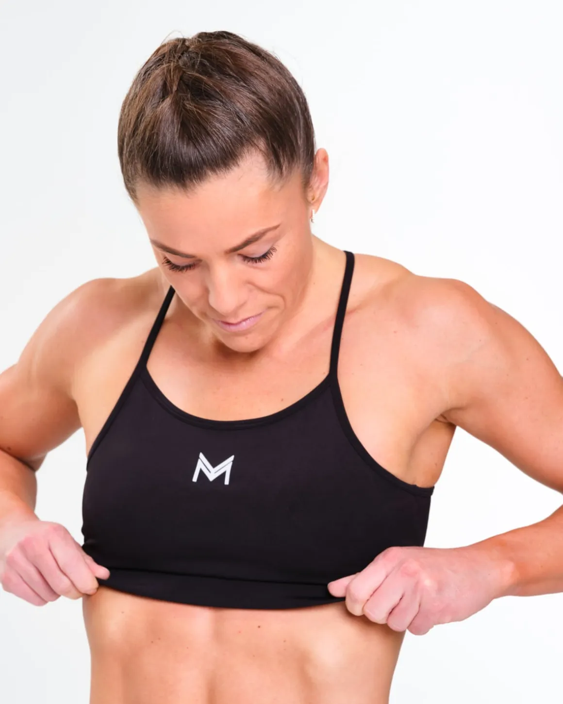 X-Back Sports Bra W + Mid Rise Tights W Black SET