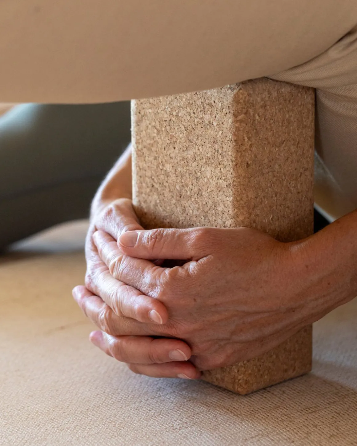 Yoga block cork, large – Yogiraj