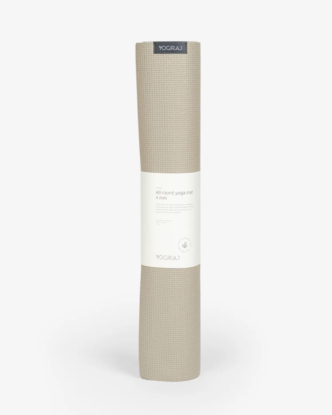 Yogamatte All-round yoga mat, 4 mm, Hazel taupe – Yogiraj